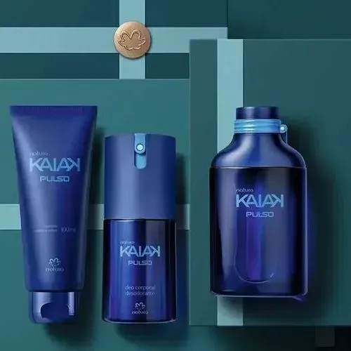 Kit Kaiak: Perfume Kaiak Pulso 100ml + Shampoo Cabelo E Corpo 100ml + Deo Corporal 100ml