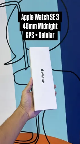 Apple Watch SE 3 Geração 40mm Midnight - GPS + Celular | Novo/Lacrado | Loja Fisica