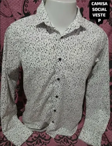 Camisa social veste P,G