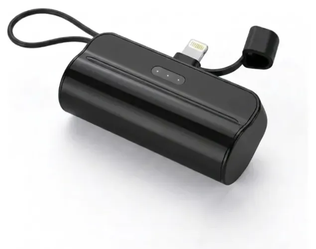 Carregador Portátil Mini Power Bank 10000mah Tipo C E Light