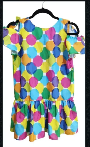 Vestido estampado Tam 10