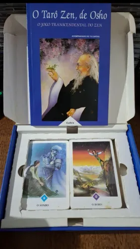 Livro O Tarô zen de Osho com cartas