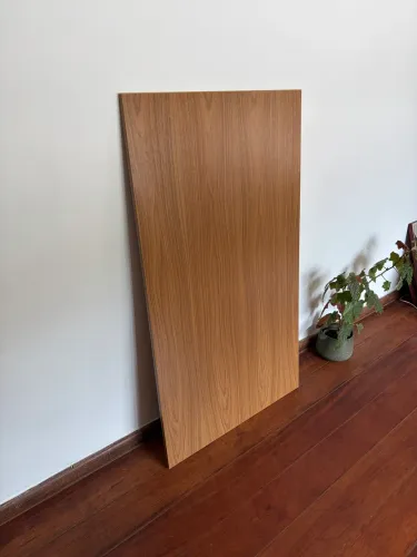 tampo de mesa MDF, estilo madeira