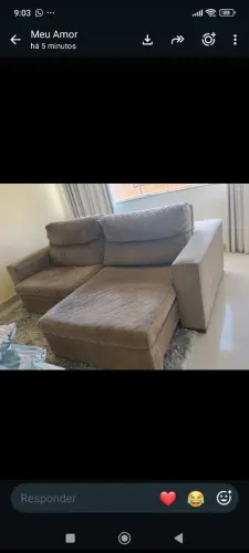 Vende sofá retrátil de 2.40 semi novo