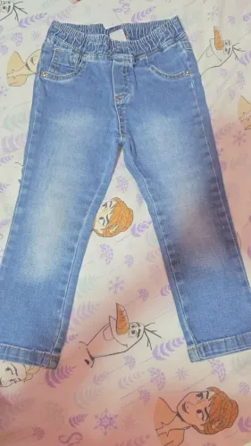 Calca jeans infantil menina