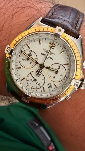 Relógio Breitling Ouro e Aço