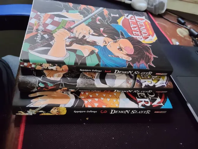 Volumes 1,2 e 3 de Demon Slayer