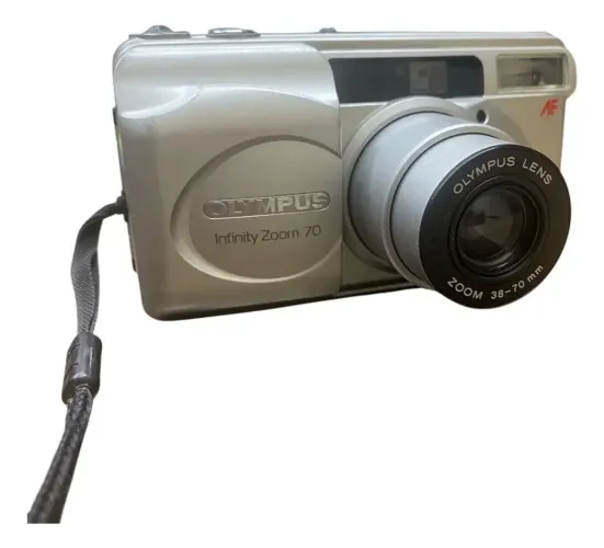 Câmera Analógica Olympus Infinity Zoom 70 Cr123 Funcionando