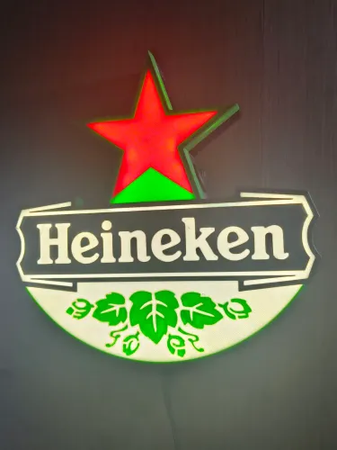 Luminoso Heineken led