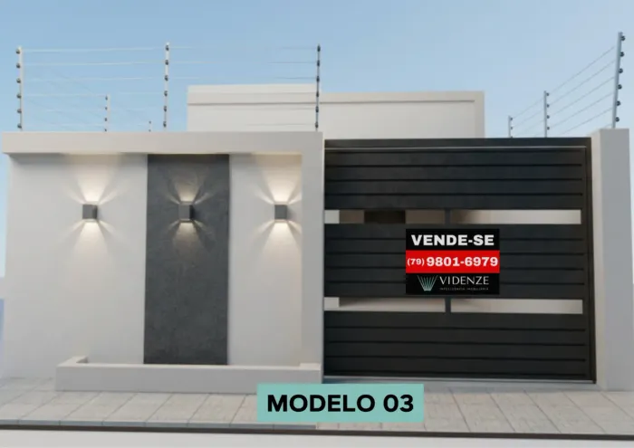 Casa modelo 03 NA PLANTA à venda FINANCIÁVEL no bairro Anízio Amâncio de Oliveira em Itaba