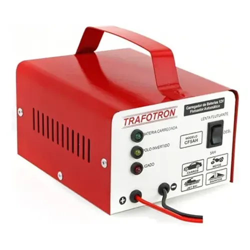 Carregador Bateria 12v Flutuante Carro E Moto Cv10