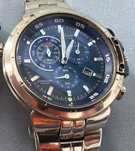 Citizen Ecodrive Blue Sky Revisado Capacitor Trocado na Garantia