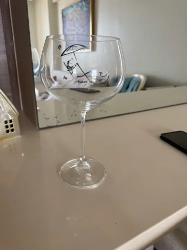 6 taças de vinho novas personalizadas