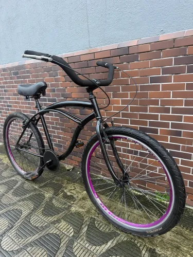 Bicicleta caiçara aro 26 revisada com nota