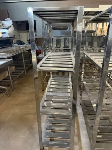 Estante em aço inox para câmara fria
