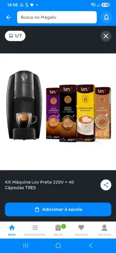 Máquina de café 3 coraçoés