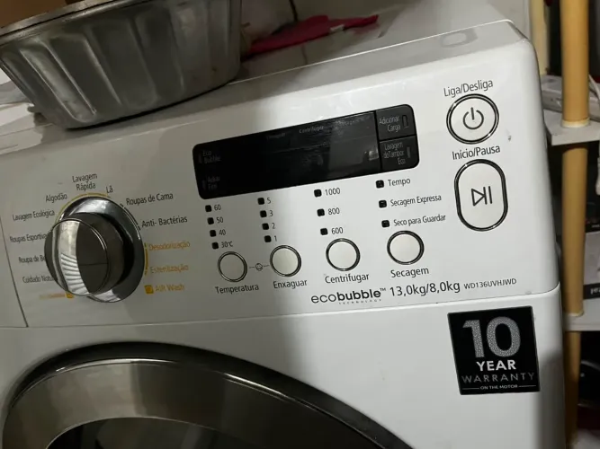 Lava e seca precisa arrumar o chicote