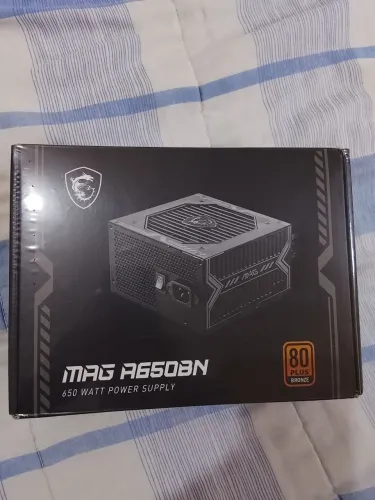 Fonte MSI MAG 650W 80 Plus Brz, NOVA, LACRADA