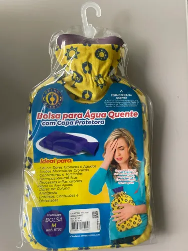 Bolsa de Água Quente com Capa Protetora - 1.4L
