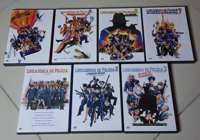 DVD Loucademia de Policia 1 ao 7 Original