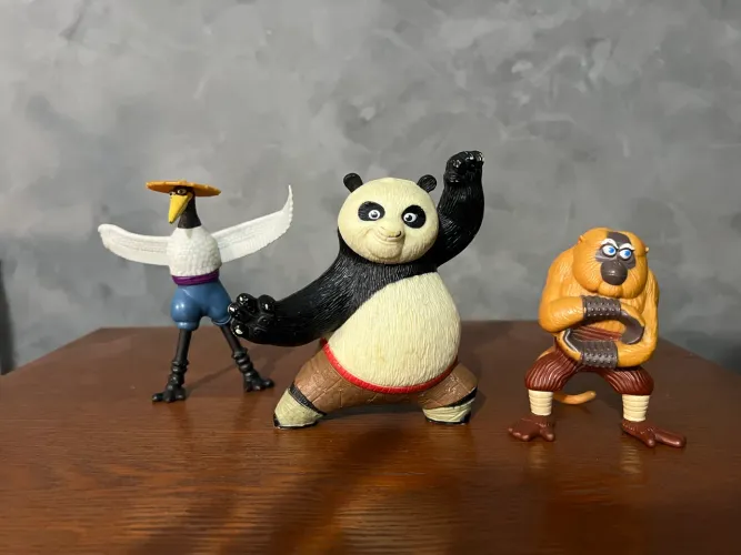 Lote Bonecos Kung Fu Panda Mc Donalds