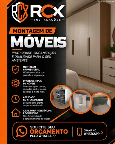 MONTAGEM E INSTALAÇÃO DE MÓVEIS