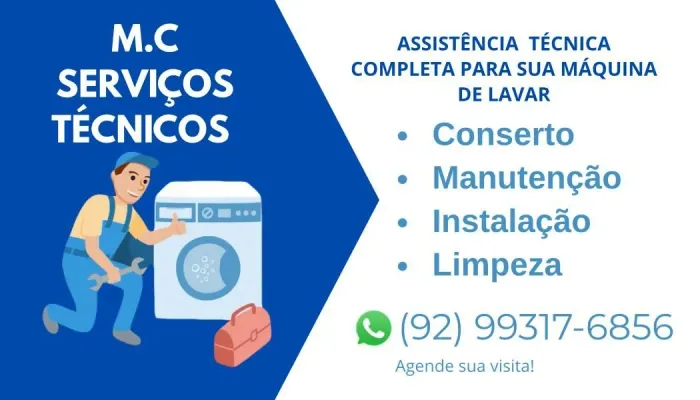 Assistência técnica em Máquinas de lavar Roupas