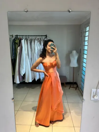Vestido laranja