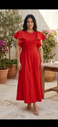 Vestido vermelho plus size 48/50