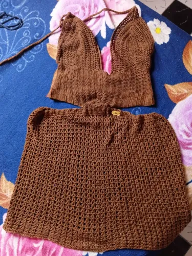 Vestido de croché Usado 1 vez