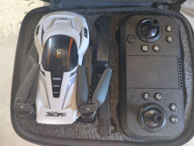 Drone Mini Dobrável Novo com Estojo e Controle (Brinquedo / Iniciante)