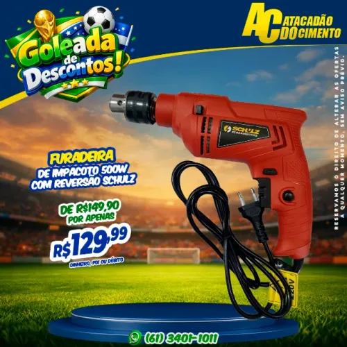 Furadeira De Impacto 500w FI500P Schulz