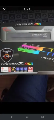 Memória RAM gskill Tridentz RGB 32gb 2x16gb