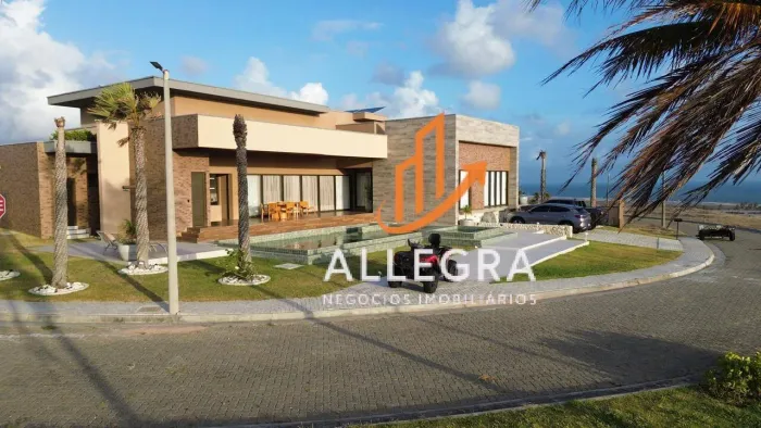 Casa Alto Padrão no Aquiraz Riviera | 4 Suítes | Rooftop e Piscina