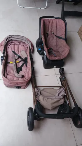 Carrinho Galzerano Completo + Bebê Conforto | Ótimo Estado