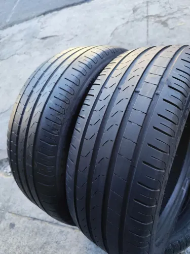 02 Pneus Pirelli P7 seminovos. 215/50/17. ACEITO CARTÃO.
