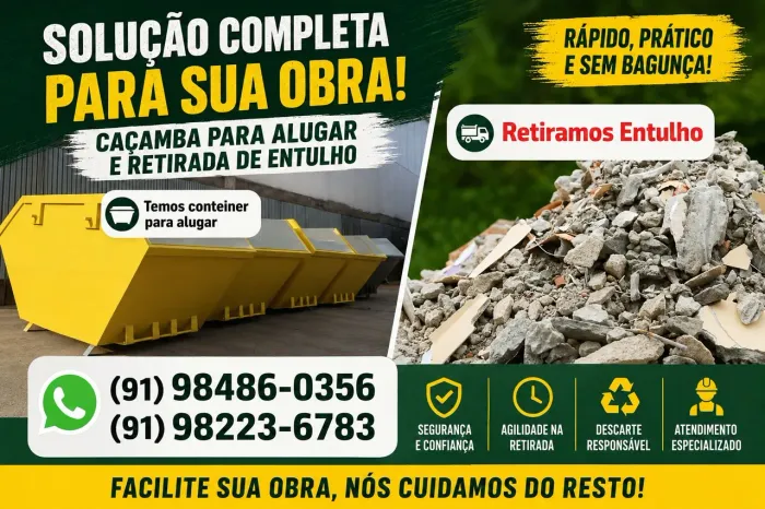 Retirada de entulho 