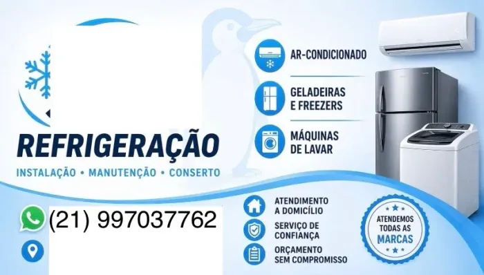 Refrigeração conserto de geladeira e ar condicionado 