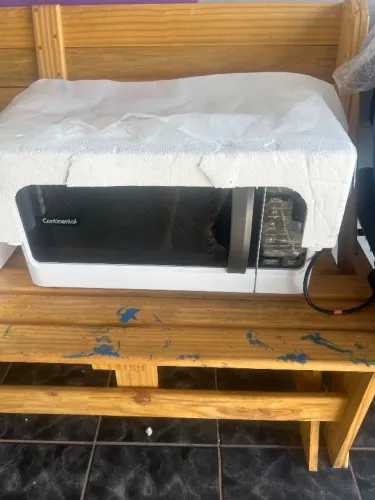 Microondas com defeito 