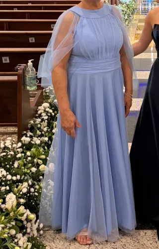 Vestido senhora azul serenity