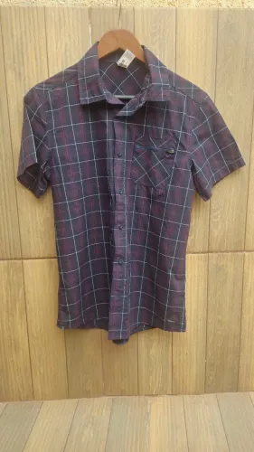 Camisa Masculina De Trekking Travel 100 Forclaz P