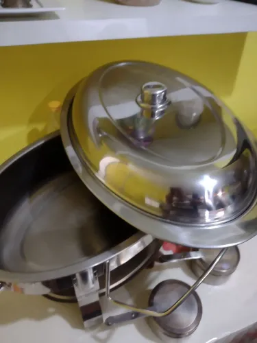 Rechaud inox 5 1/2 litros ( 02 acendedores)
