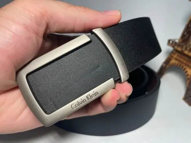 CINTO MASCULINO CALVIN KLEIN PREMIUM AAA COURO LEGITIMO PRETO SOCIAL CLASSICO E MODERNO