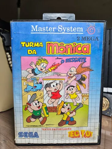 Jogo de Master System Turma da Mônica