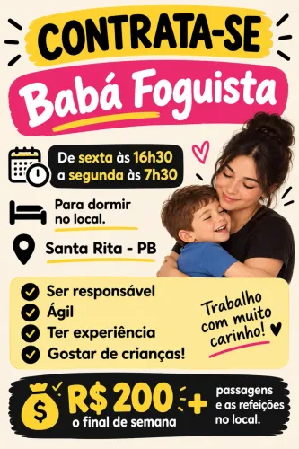 VAGA BABÁ FOLGUISTA