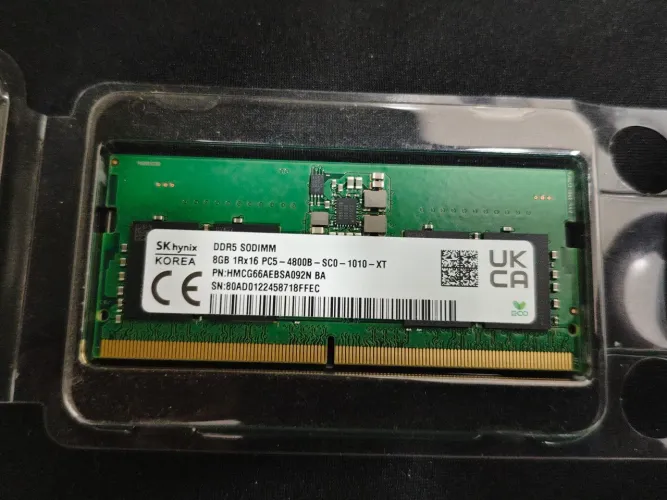 Memória DDR5 NOTEBOOK 8 GB