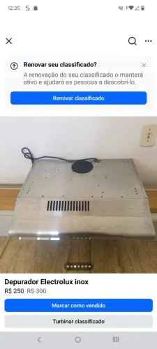 Depurador Electrolux 60cm inox