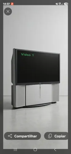?TV de Projeção Sony Antiga (TV Grande Retro) - Funcionando