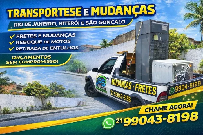 Frete Niterói 24h urgentes 