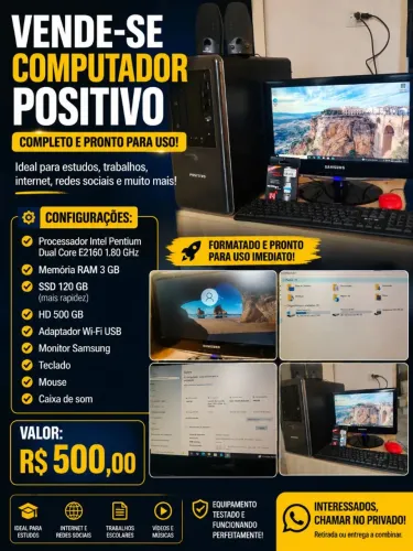 Computador positivo Completo 